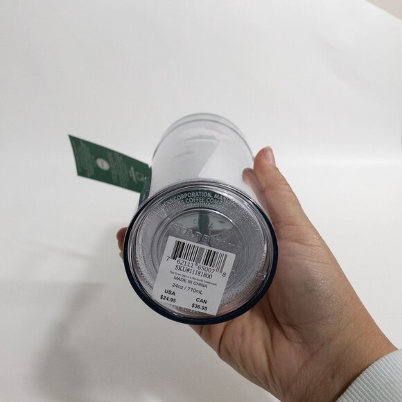 NEW Hello Kitty Starbucks Clear Cold Cup Holiday 2025 - Picture 6 of 8